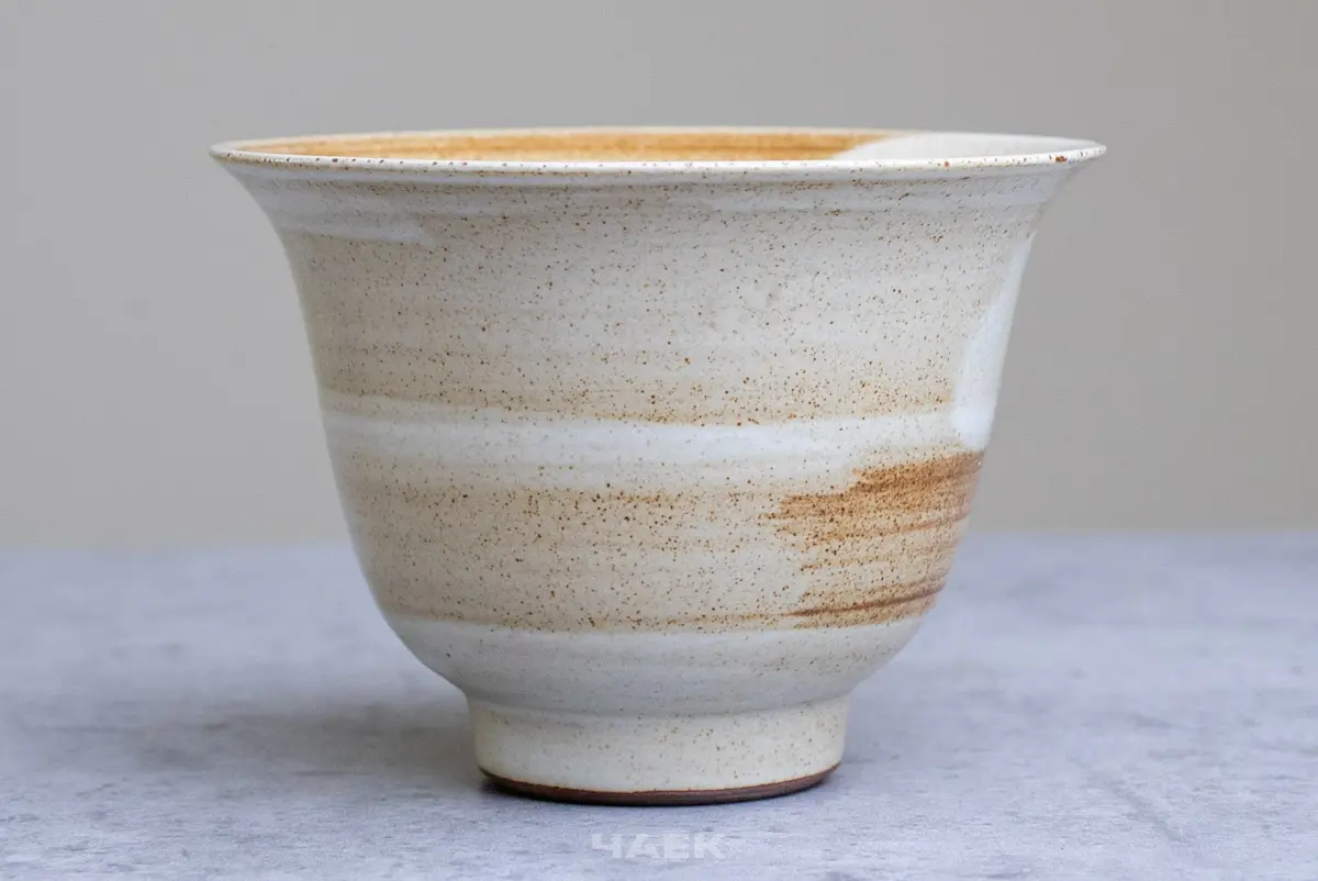 Пиала № 129 «Карамельный чизкейк», керамика, 95 мл