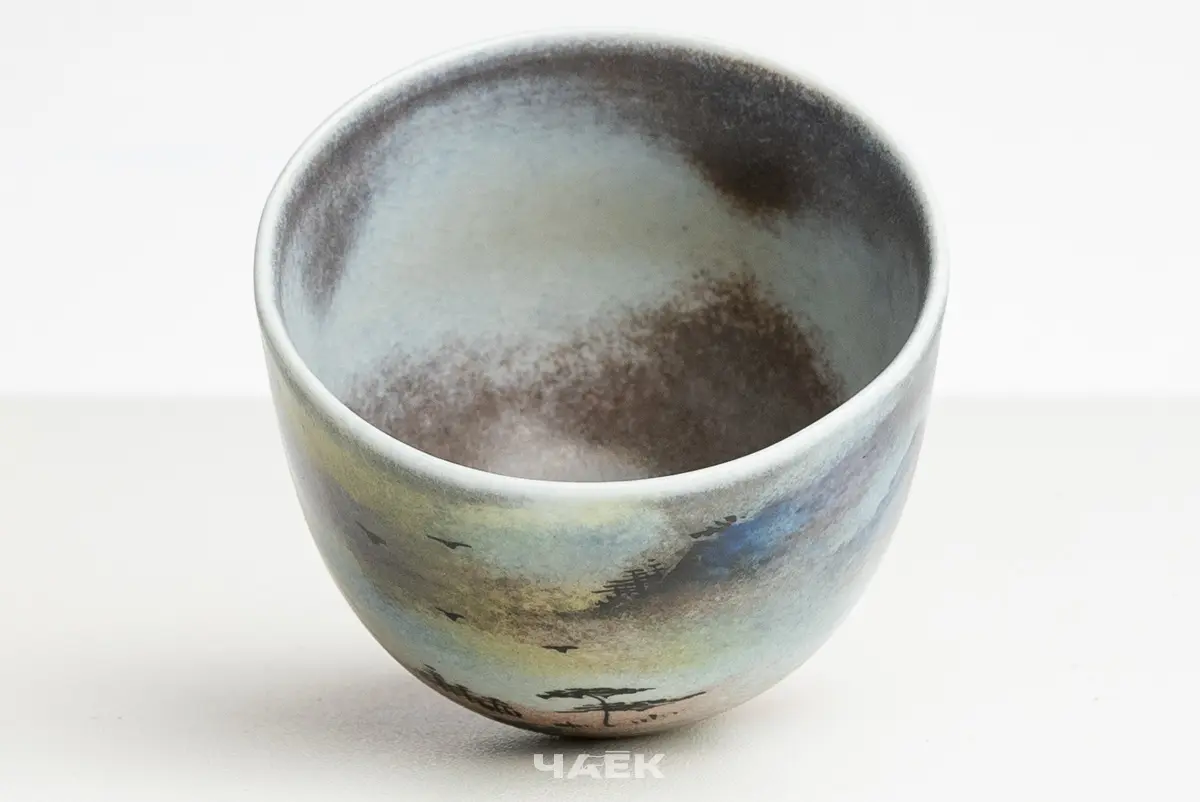 Пиала № 594, керамика Цзиндэчжэнь, 75 мл