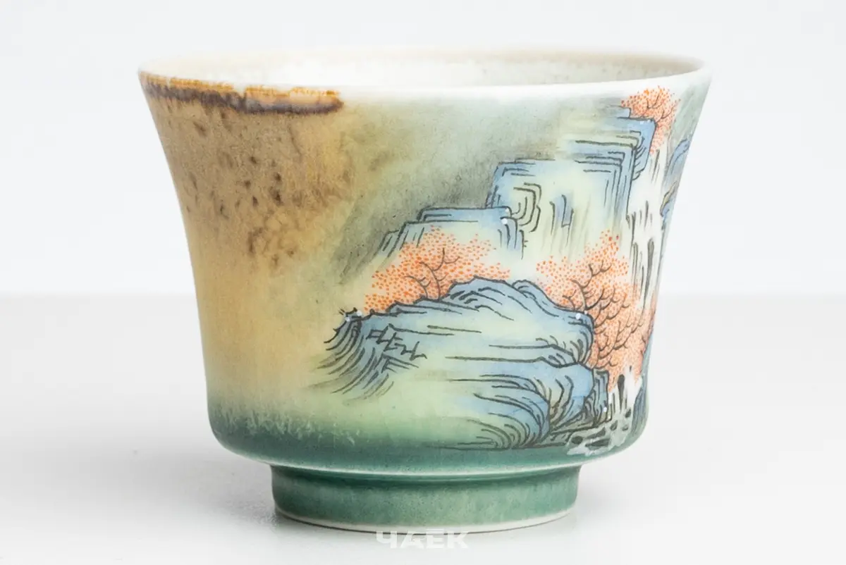 Пиала № 524, керамика Цзиндэчжэнь, 70 мл