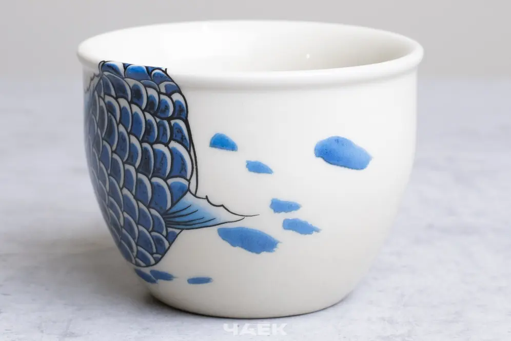 Пиала «Рыба» № 343, керамика, 110 мл