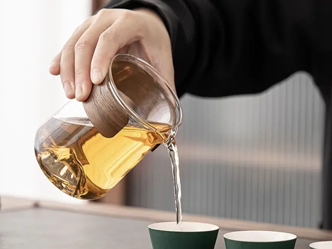 Походный чайный набор № 19 «Гора», бирюза