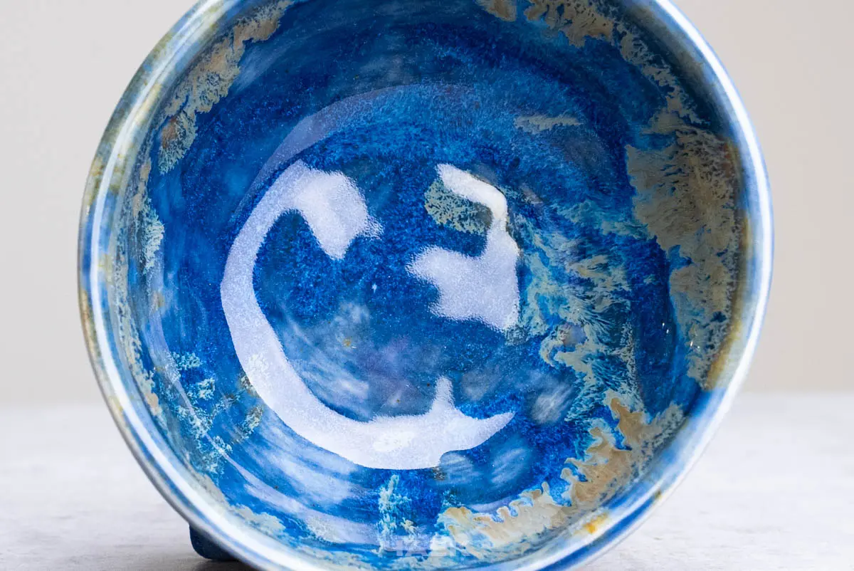 Пиала № 54 «Запах океана», керамика, 100 мл