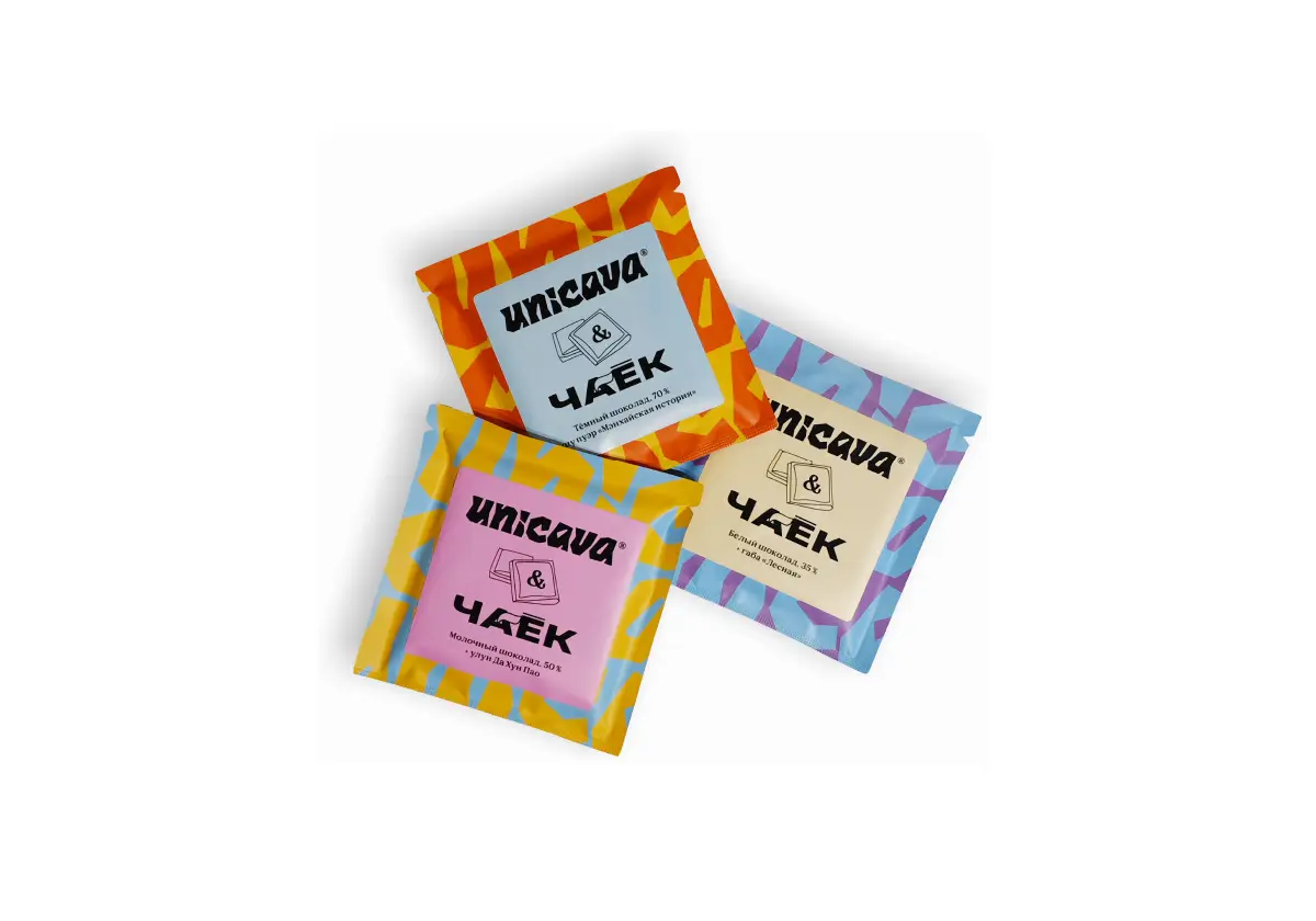 Тёмный чайный шоколад с пуэром, Unicava x ЧАЁК