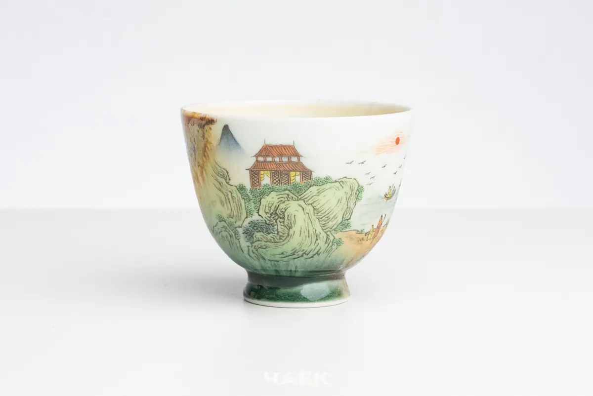 Пиала № 534, керамика Цзиндэчжэнь, 70 мл