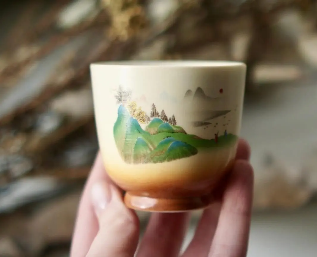 Пиала № 26, керамика Цзиндэчжень, 95 мл