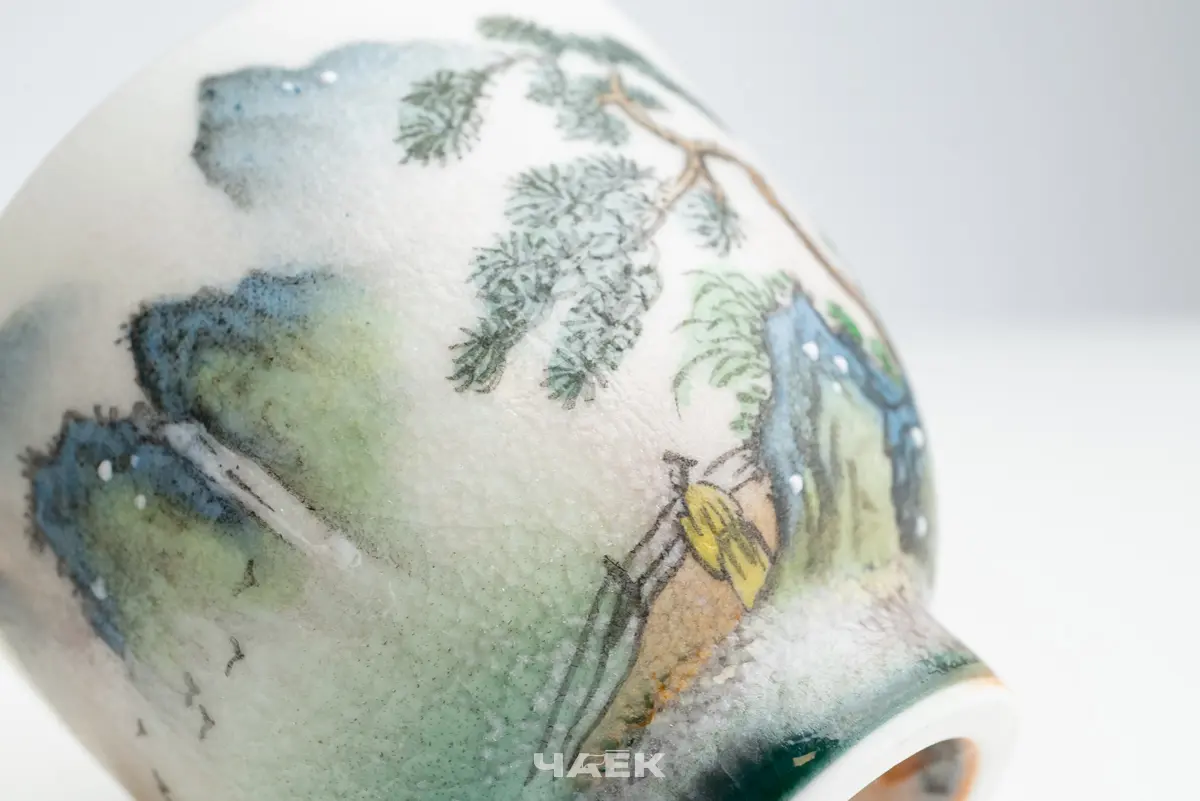 Пиала № 536, керамика Цзиндэчжэнь, 75 мл