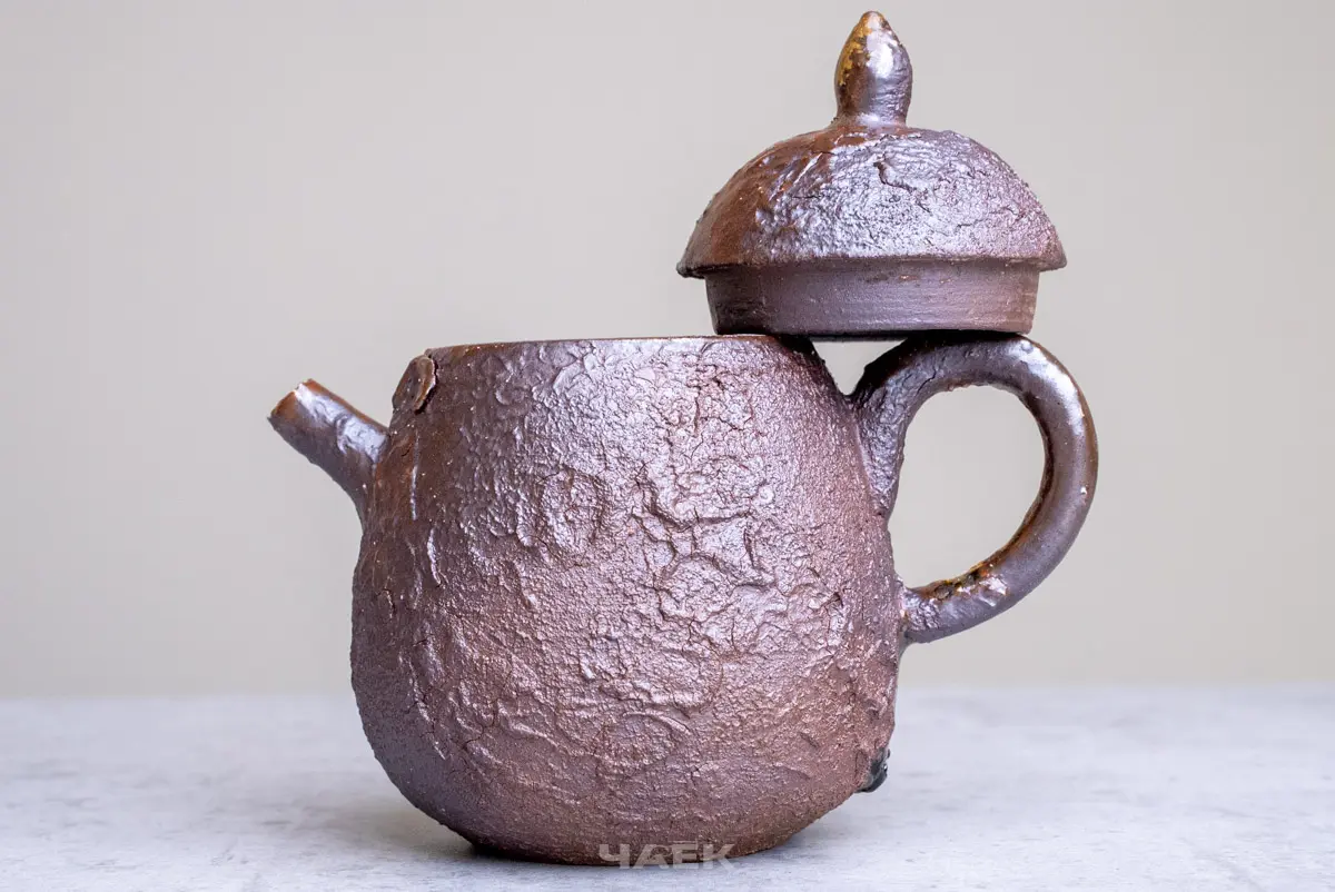 Чайник № 645 «Внеземной», керамика Дэхуа, 158 мл