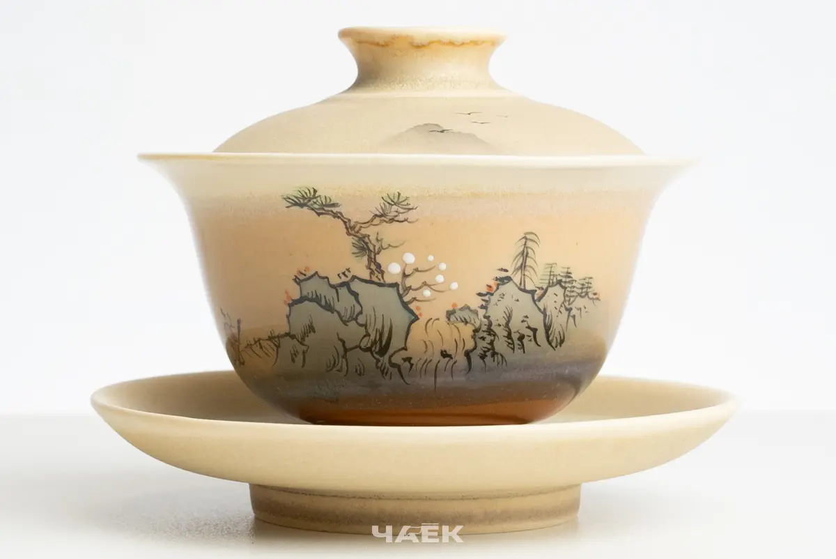 Гайвань № 244, керамика Цзиндэчжэнь, 130 мл