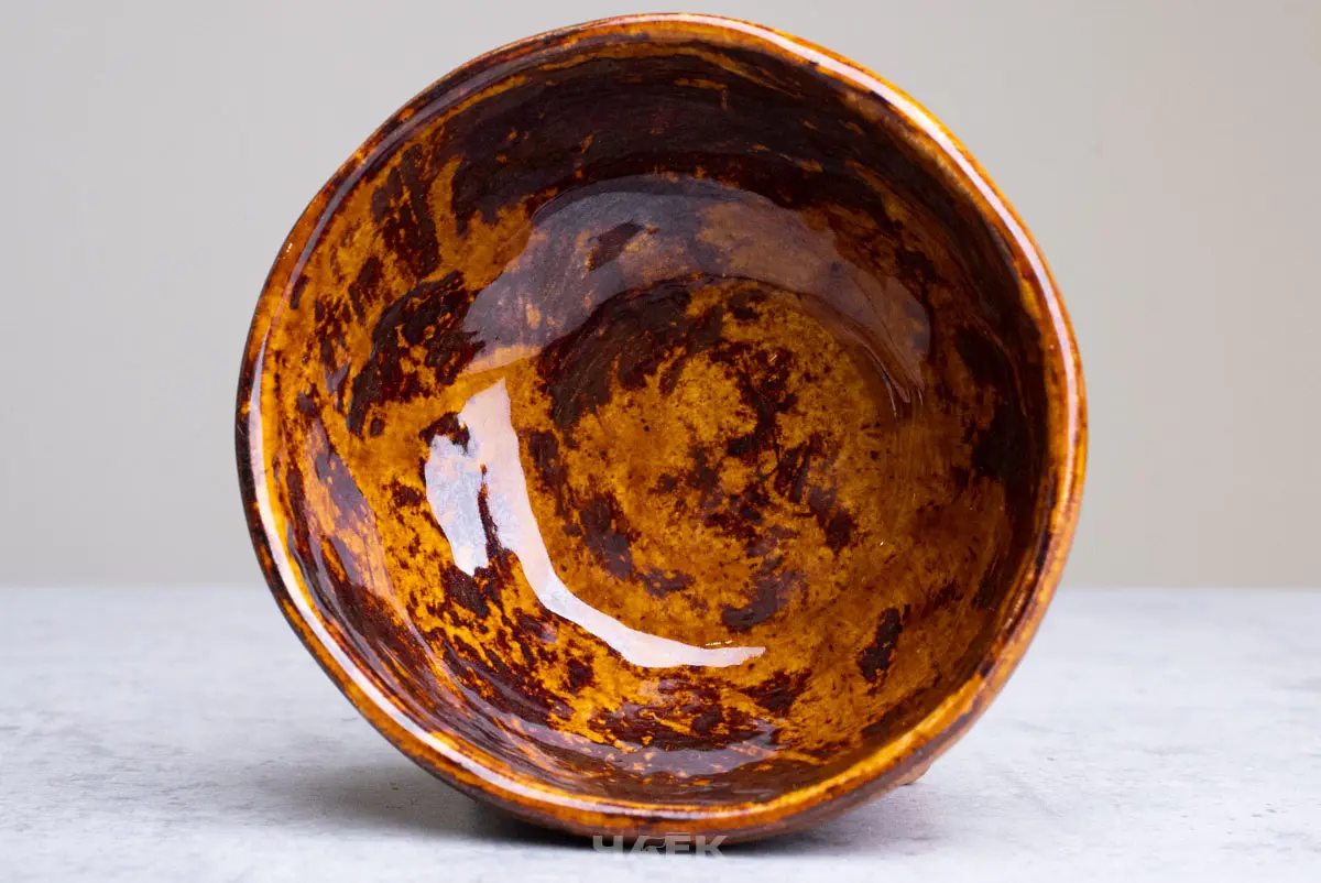 Пиала № 69 «Огненная», керамика, 100 мл