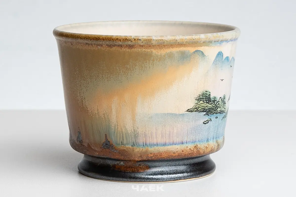 Пиала № 554, керамика Цзиндэчжэнь, 129 мл