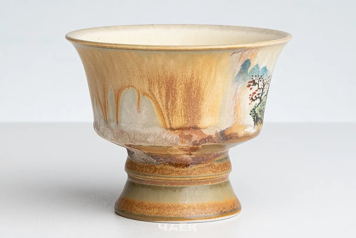 Пиала № 544, керамика Цзиндэчжэнь, 55 мл