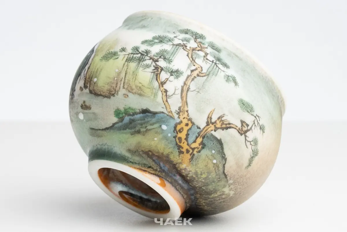 Пиала № 532, керамика Цзиндэчжэнь, 75 мл