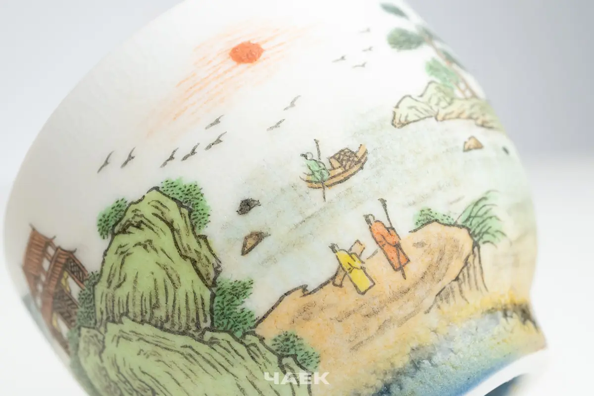 Пиала № 522, керамика Цзиндэчжэнь, 65 мл