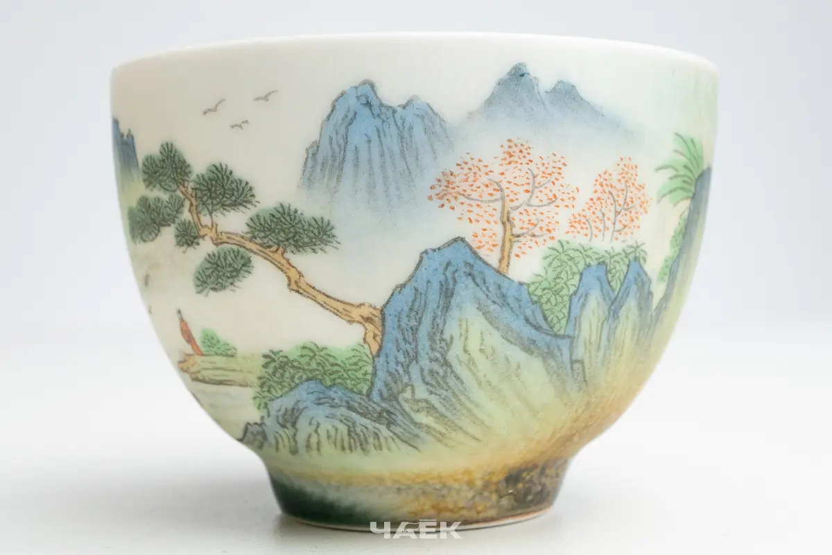 Пиала № 525, керамика Цзиндэчжэнь, 75 мл