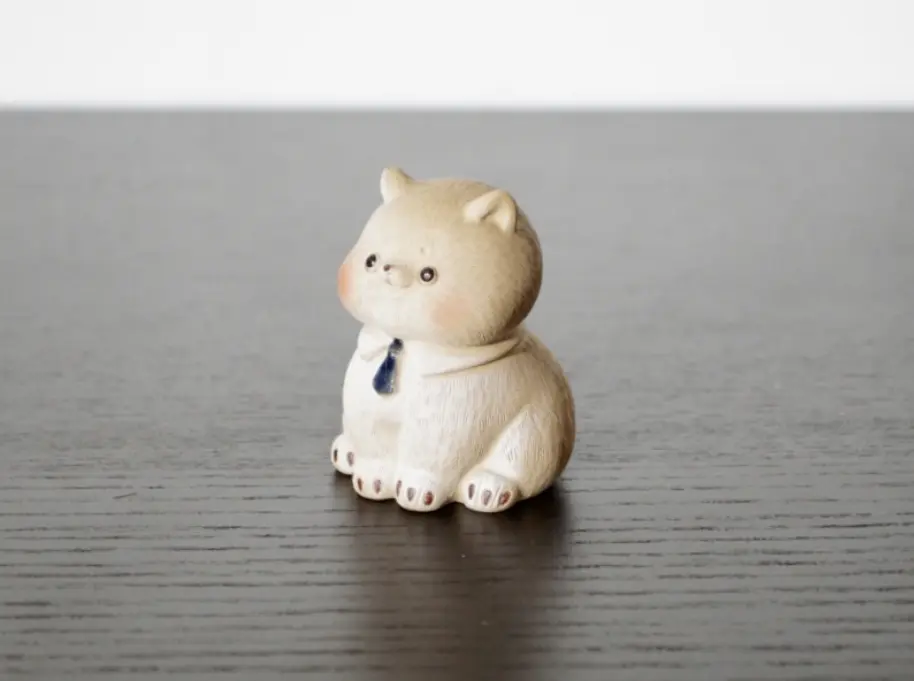 Чайная фигурка «Очень Важный Котик» № 1, исинская глина