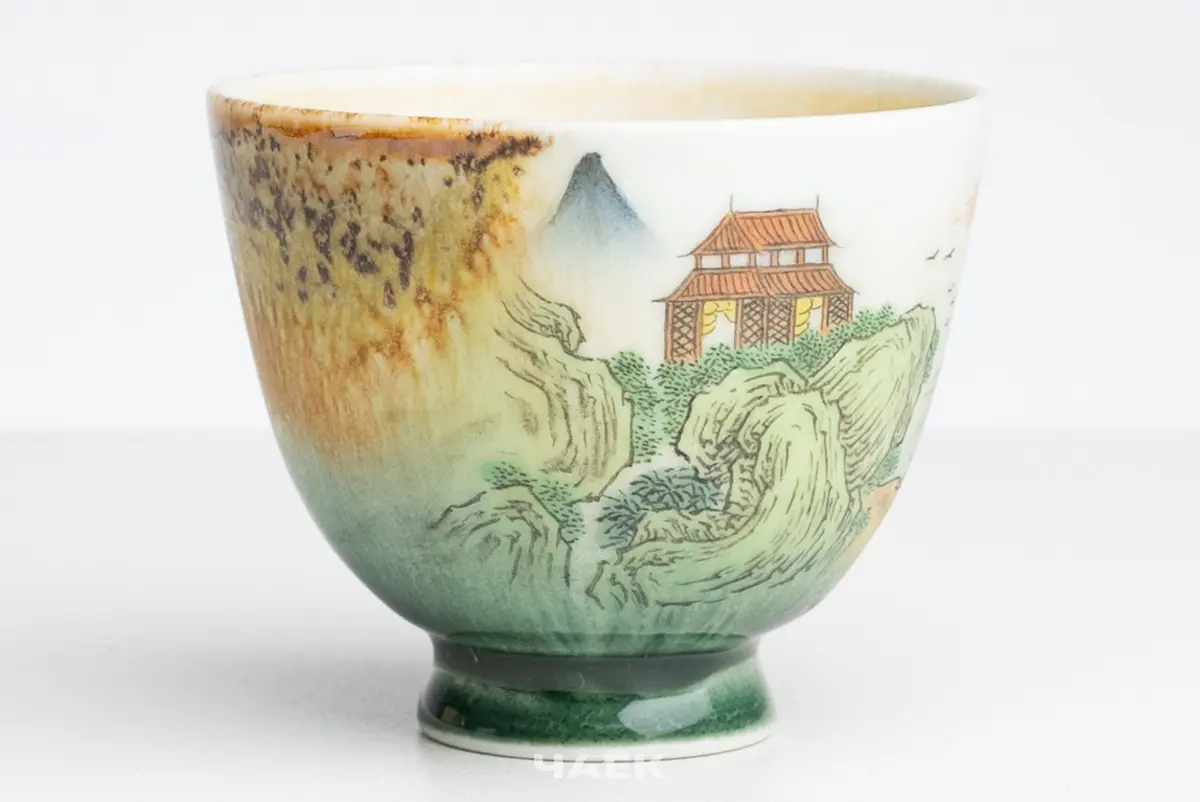 Пиала № 534, керамика Цзиндэчжэнь, 70 мл