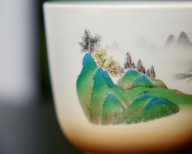 Пиала № 26, керамика Цзиндэчжень, 95 мл