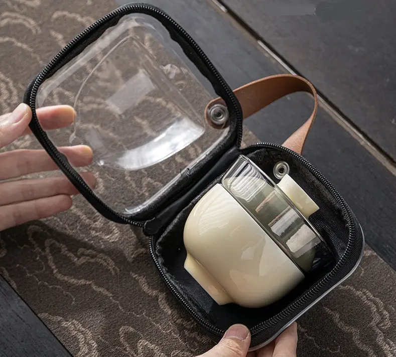 Походный чайный набор № 2, белый