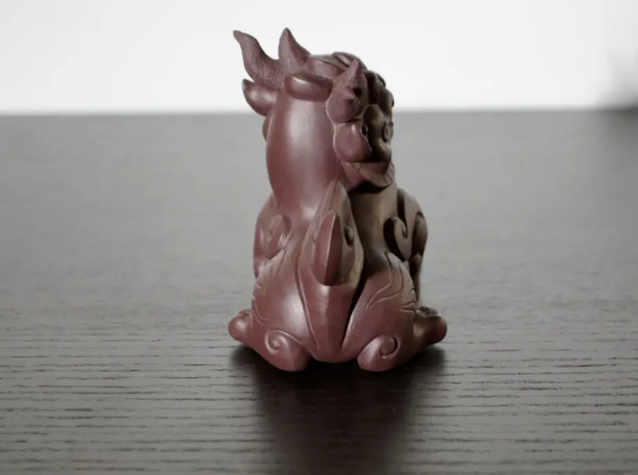 Чайная фигурка «Дракон» № 3, исинская глина