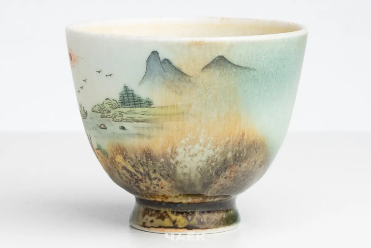 Пиала № 534, керамика Цзиндэчжэнь, 70 мл