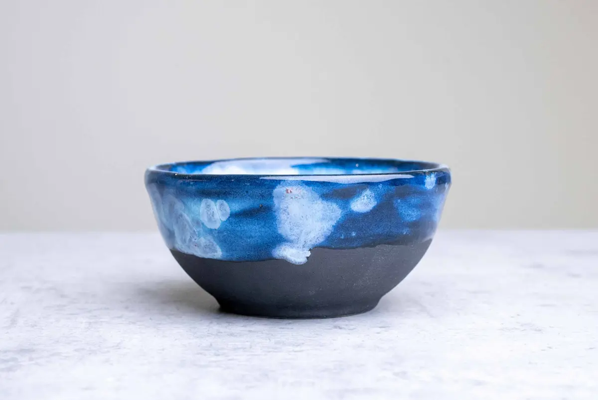 Пиала № 45 «Лазуревая», керамика, 100 мл