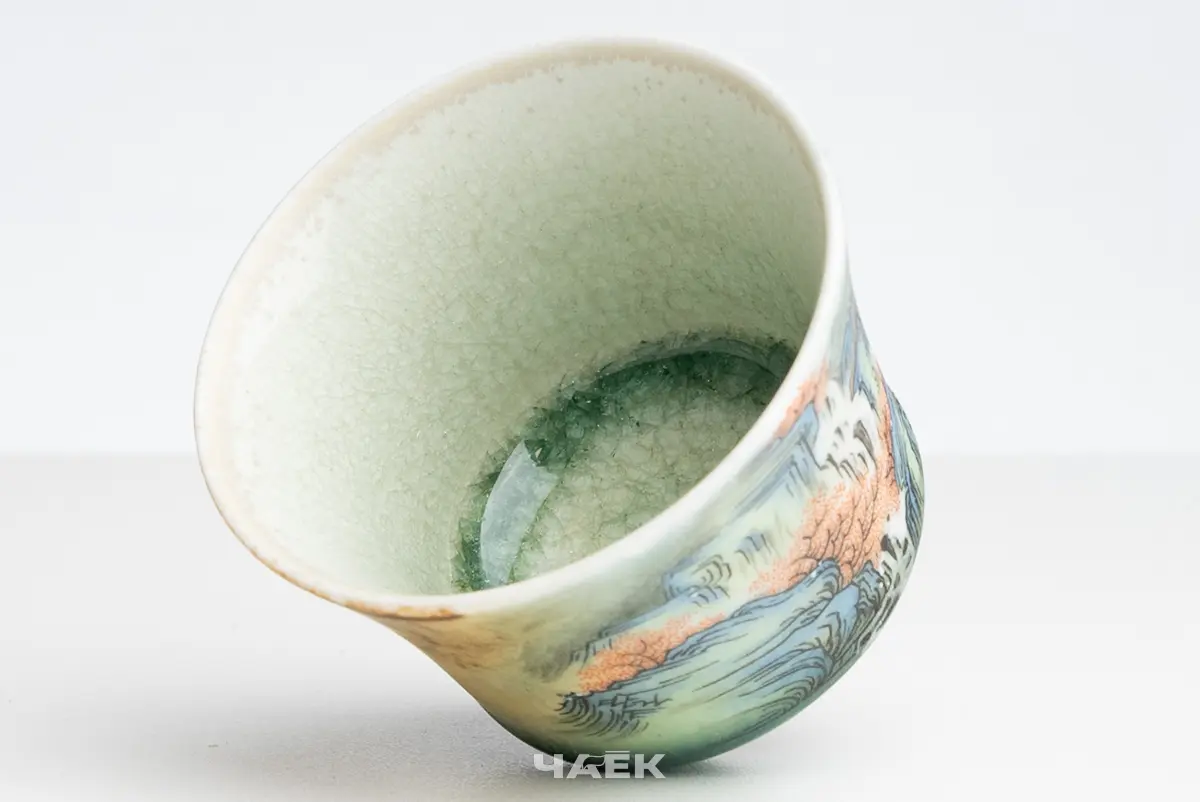 Пиала № 524, керамика Цзиндэчжэнь, 70 мл
