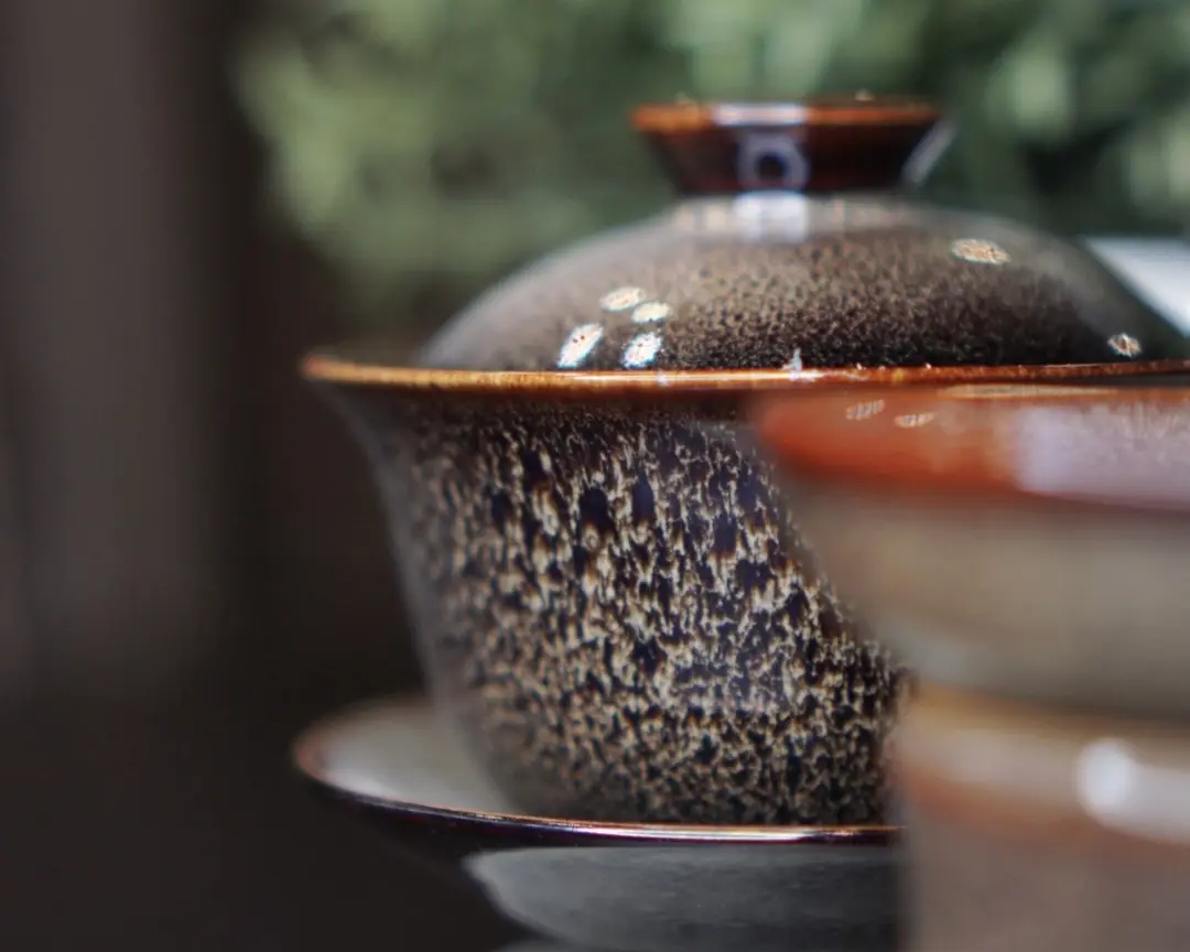 Подарочный чайный набор посуды № 3 | Коричневый