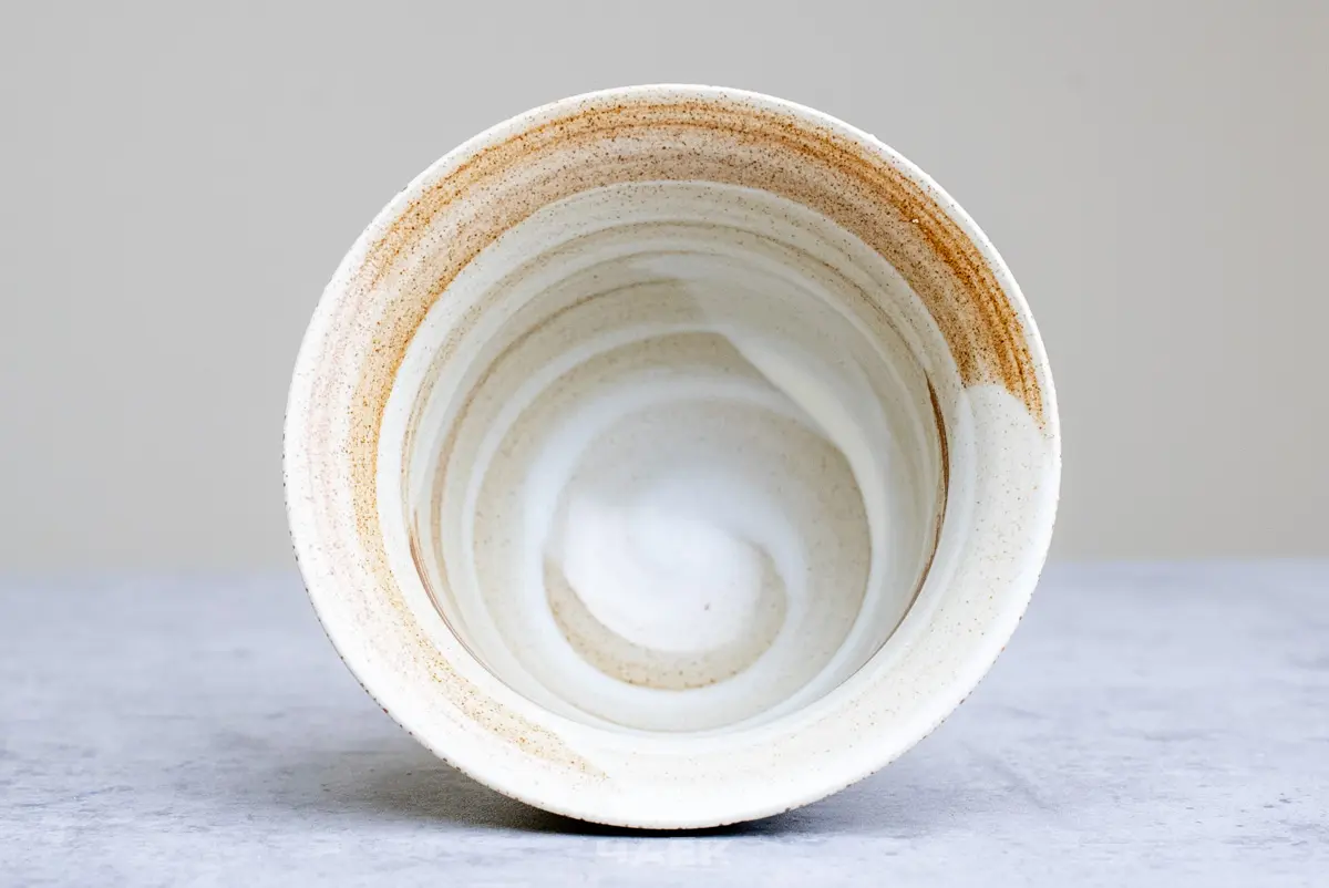 Пиала № 129 «Карамельный чизкейк», керамика, 95 мл