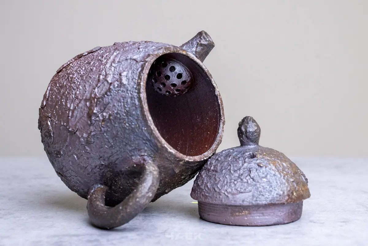 Чайник № 648 «Обратная сторона луны», керамика Дэхуа, 150 мл