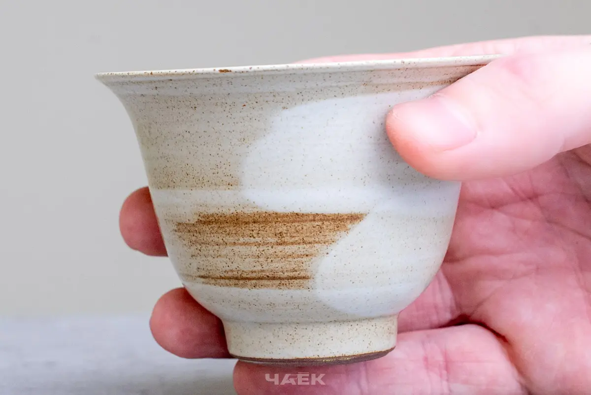 Пиала № 129 «Карамельный чизкейк», керамика, 95 мл