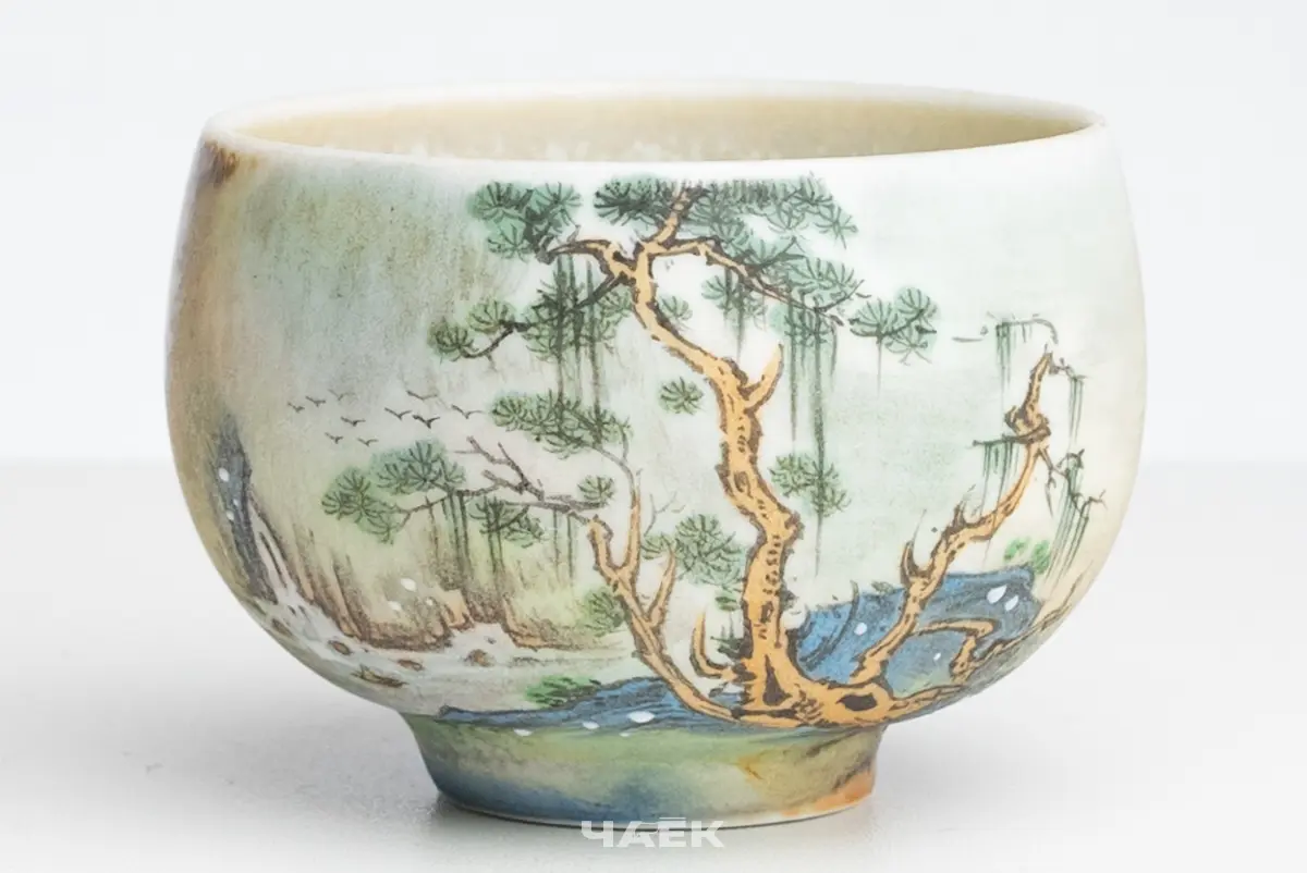 Пиала № 526, керамика Цзиндэчжэнь, 75 мл