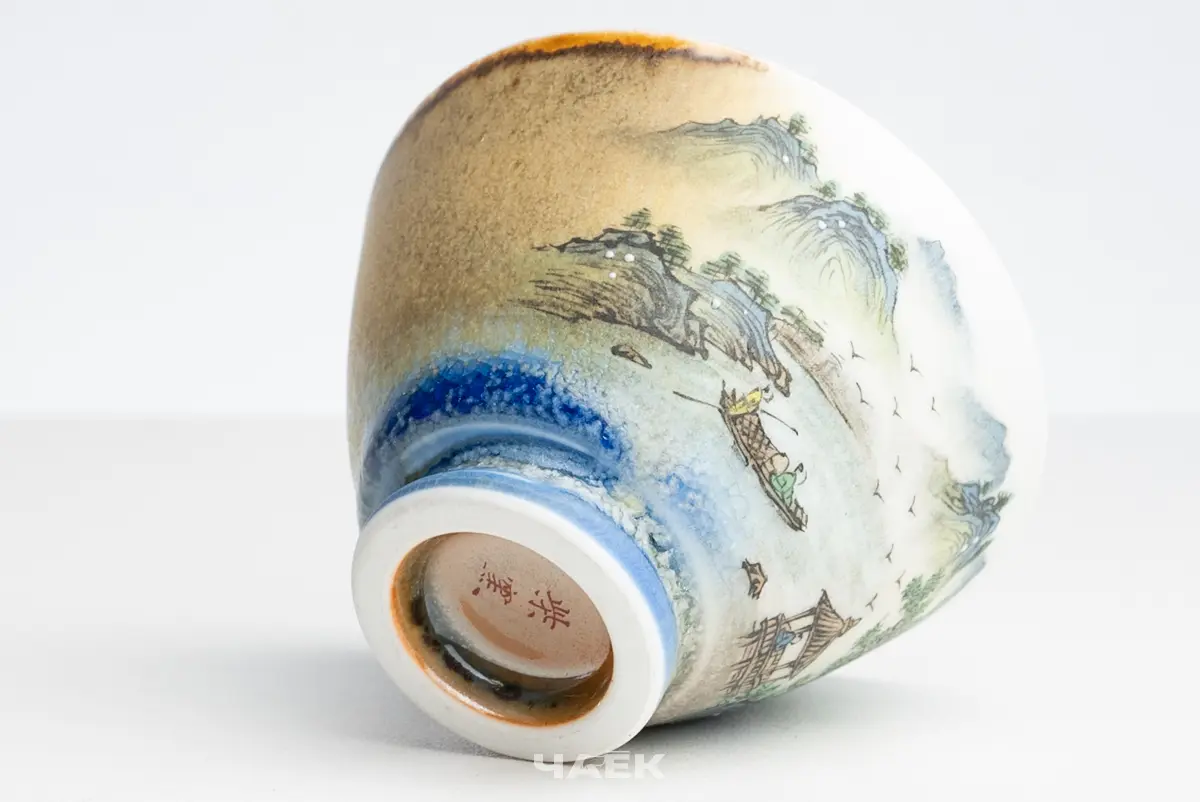 Пиала № 520, керамика Цзиндэчжэнь, 80 мл