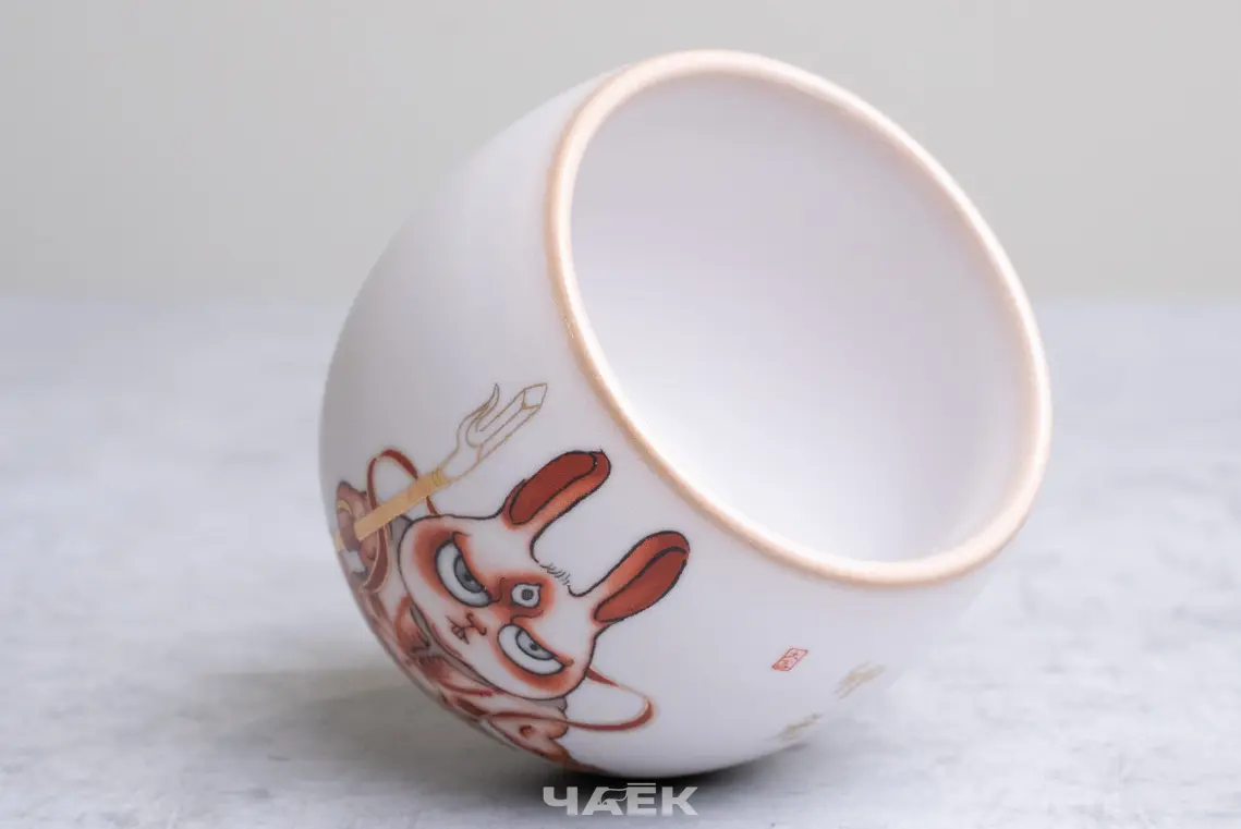 Пиала «Кролик» № 113, керамика, 90 мл