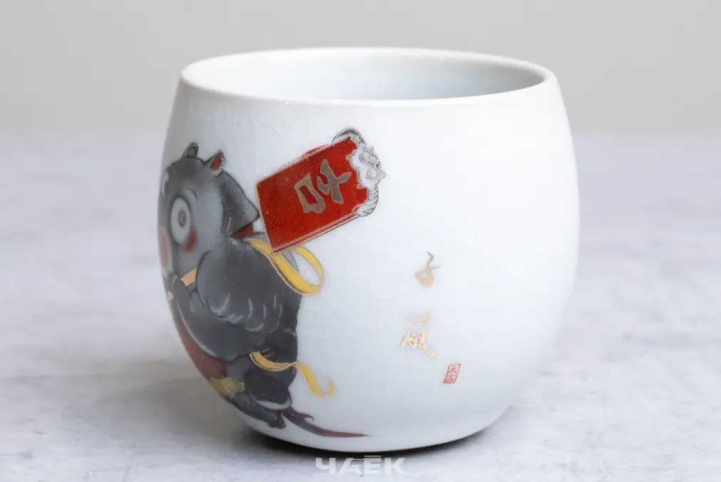 Пиала «Крыса» № 116, керамика, 90 мл