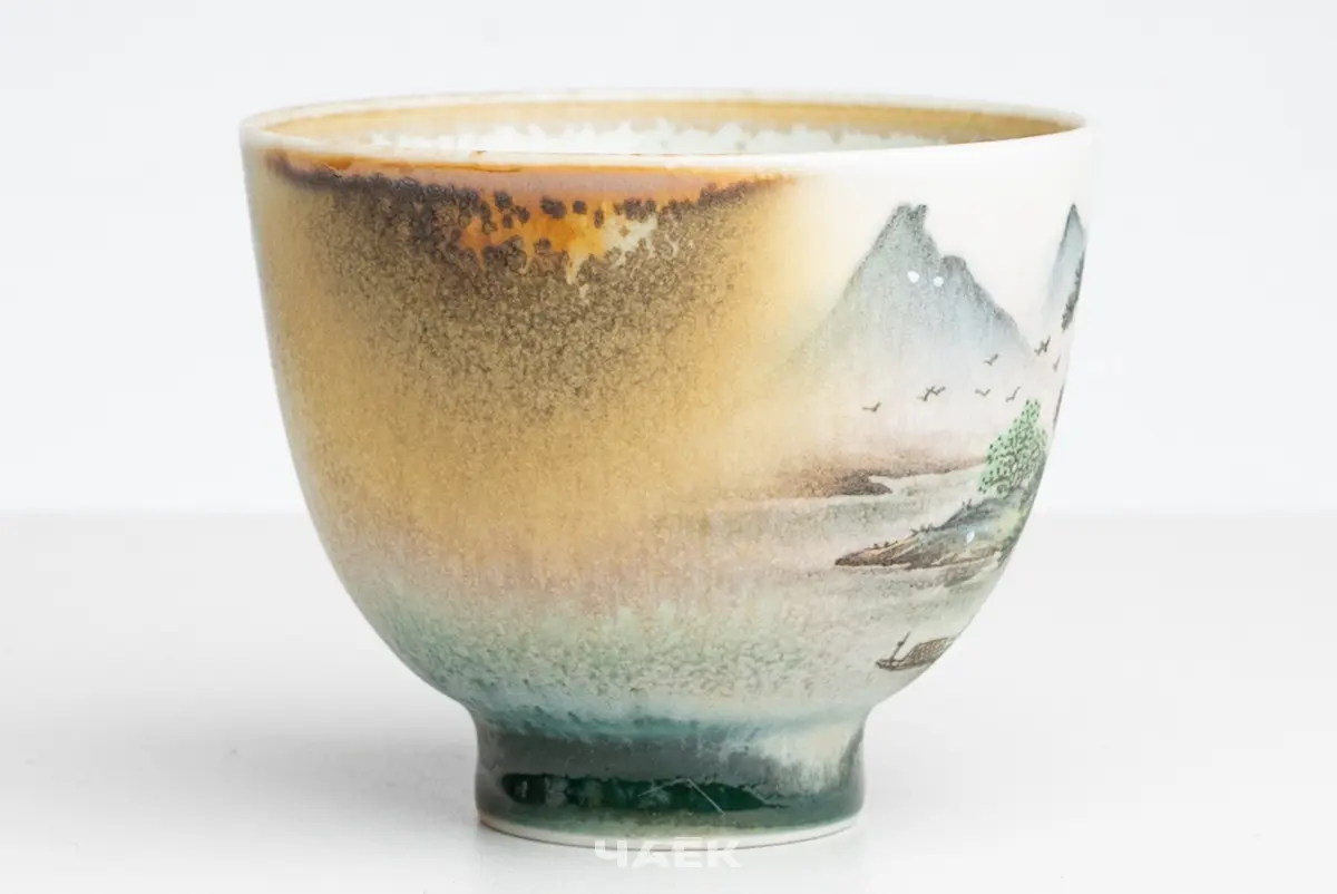 Пиала № 535, керамика Цзиндэчжэнь, 80 мл