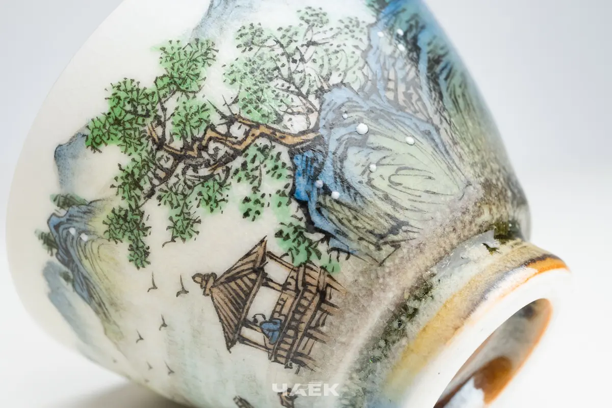 Пиала № 520, керамика Цзиндэчжэнь, 80 мл