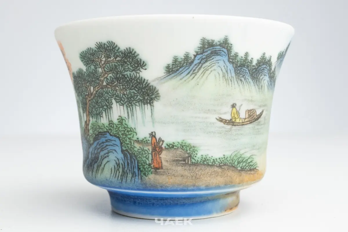 Пиала № 530, керамика Цзиндэчжэнь, 70 мл