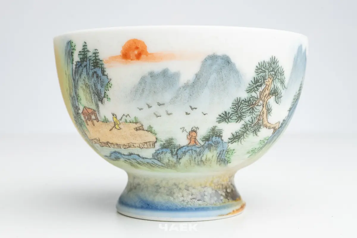 Пиала № 523, керамика Цзиндэчжэнь, 55 мл