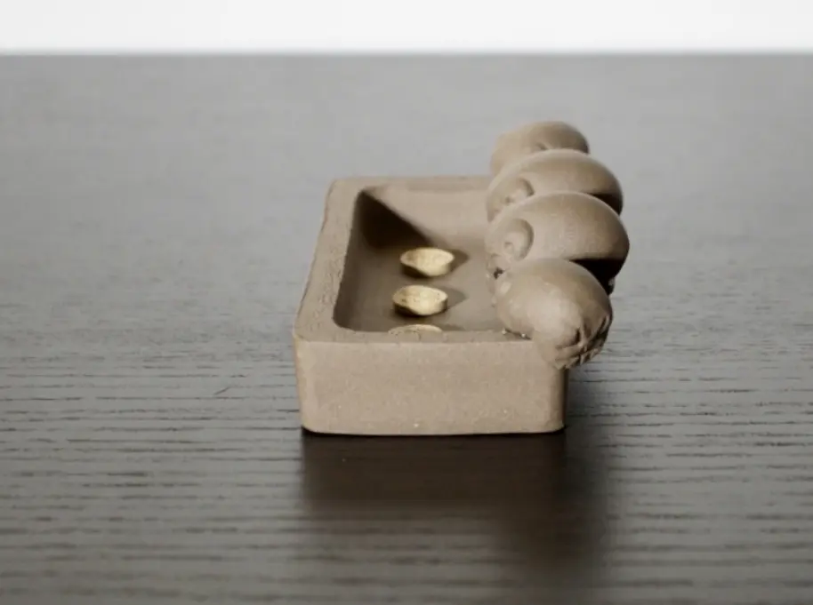 Чайная фигурка «Стойло» № 1, исинская глина