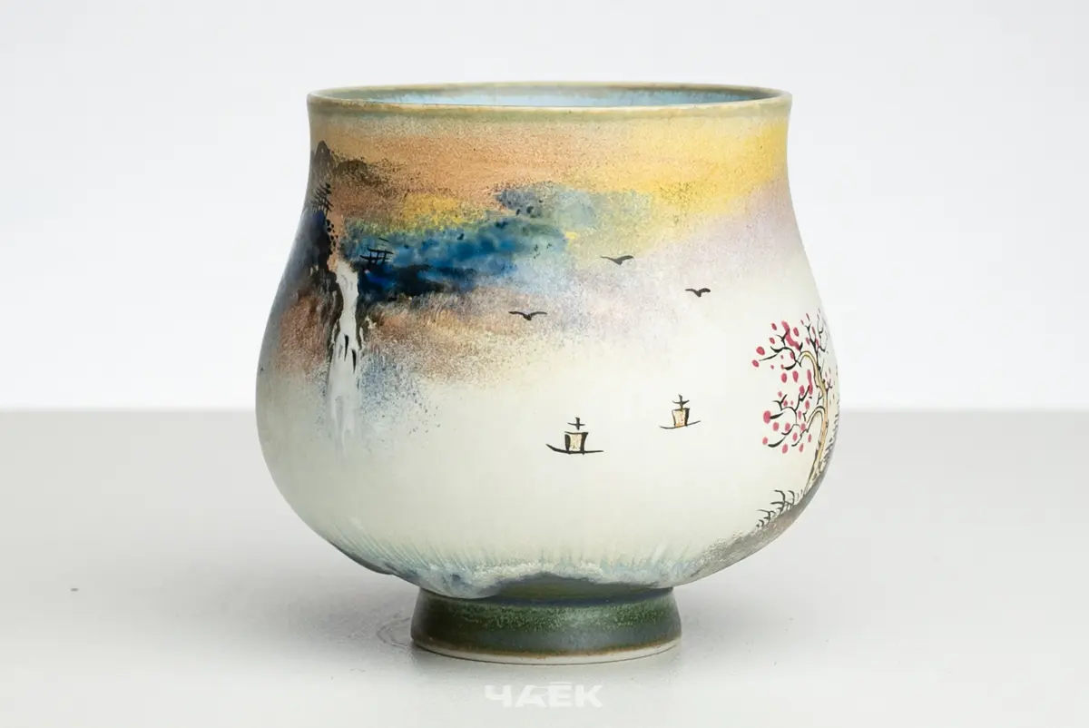 Пиала № 636, керамика Цзиндэчжэнь, 90 мл