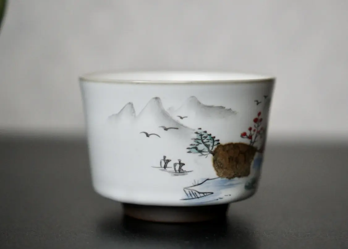 Пиала № 44, керамика Дэхуа, 95 мл