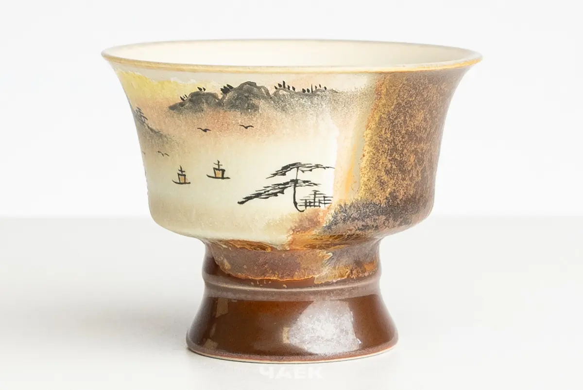 Пиала № 587, керамика Цзиндэчжэнь, 50 мл