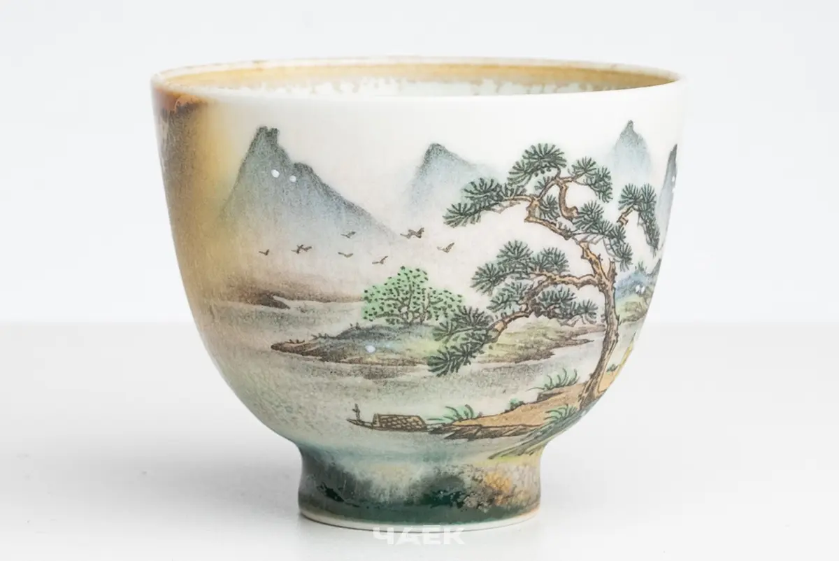 Пиала № 535, керамика Цзиндэчжэнь, 80 мл