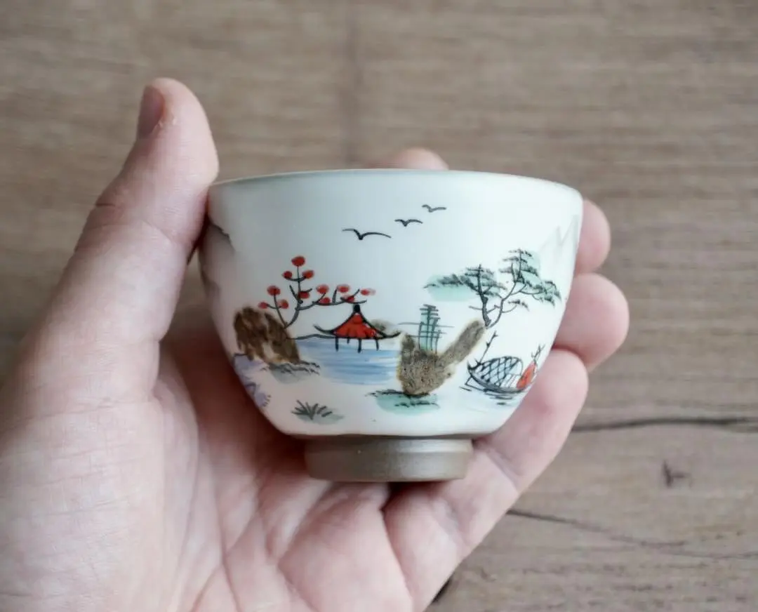 Пиала № 43, керамика Дэхуа, 80 мл