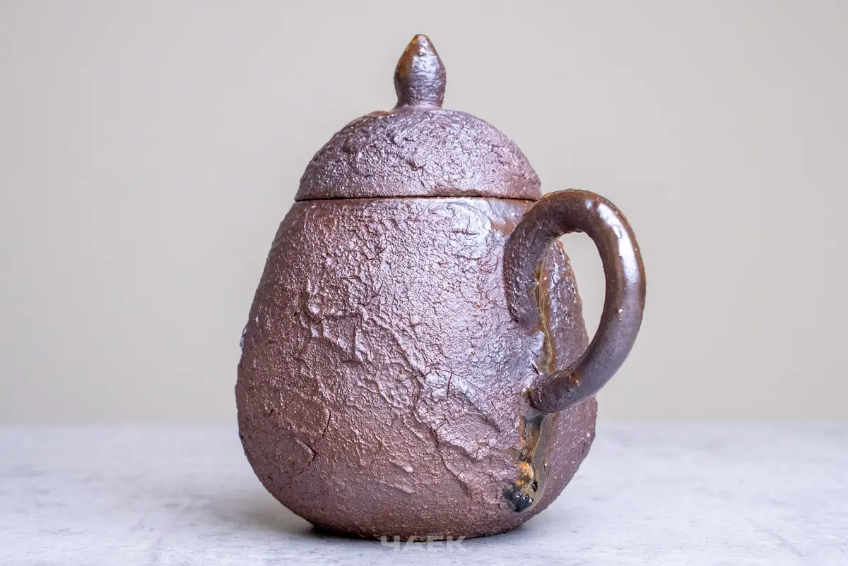 Чайник № 645 «Внеземной», керамика Дэхуа, 158 мл
