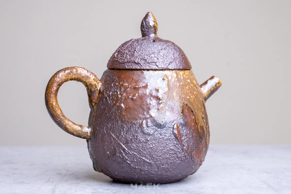 Чайник № 645 «Внеземной», керамика Дэхуа, 158 мл