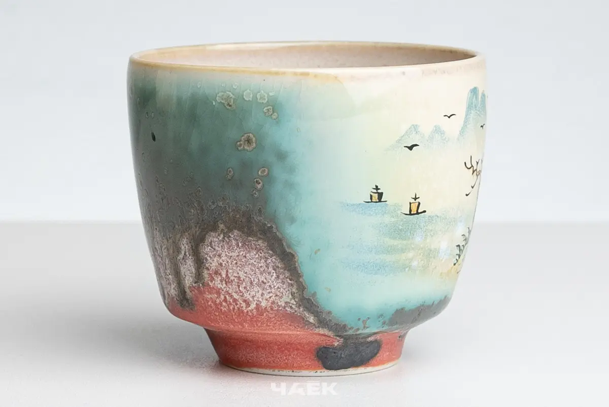 Пиала № 555, керамика Цзиндэчжэнь, 91 мл