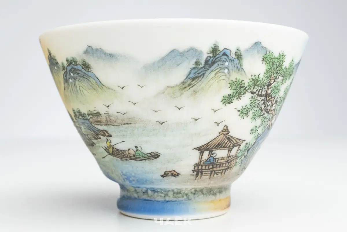 Пиала № 520, керамика Цзиндэчжэнь, 80 мл