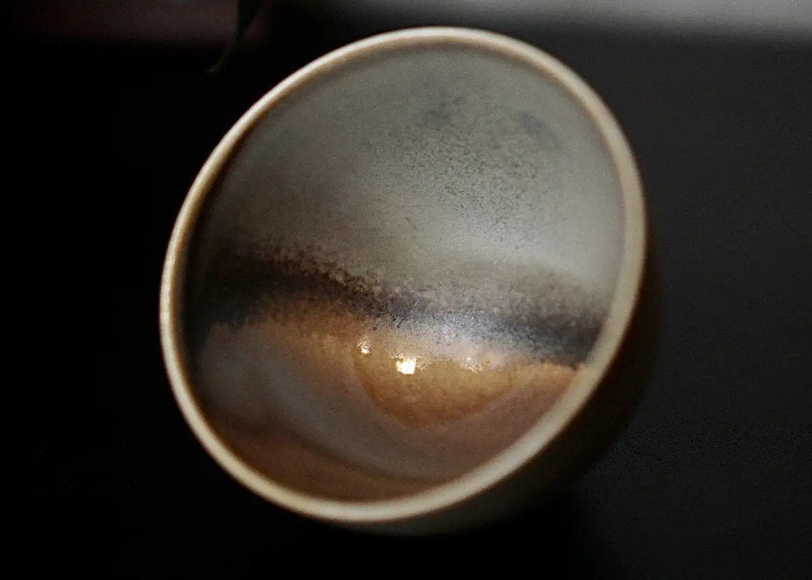 Пиала «Природные Пятна» № 95, керамика Цзиндэчжэнь, 95 мл