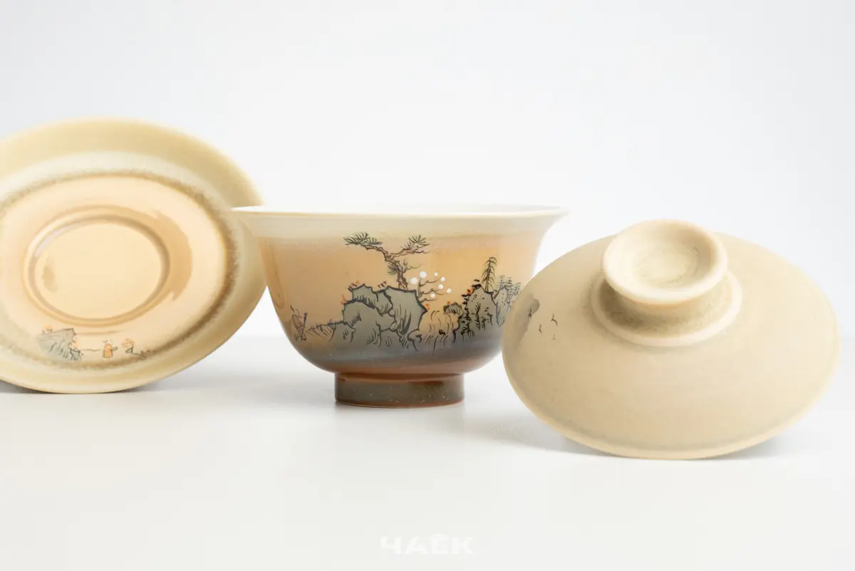 Гайвань № 244, керамика Цзиндэчжэнь, 130 мл